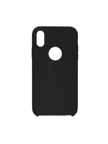 Forcell Silicone Case IPHO 11 2019 ( 6,1" ) black (with hole)