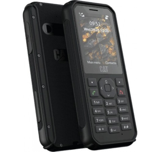 CAT B40 Dual SIM Ανθεκτικό Κινητό με Κουμπιά Black EU