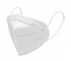 Μάσκα προστασίας N95 FFP2 λευκή (συσκ. 10 τμχ)