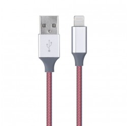 Metal NEW USB Cable  - APP IPHO 5/5C/5S/6/6 PLUS red