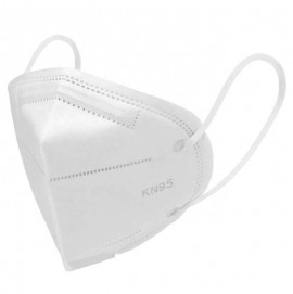 Μάσκα προστασίας N95 FFP2 λευκή (συσκ. 10 τμχ)