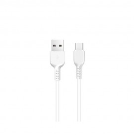 HOCO Flash charging data cable for Type C X20 2 meter white