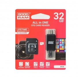 All In One Goodram 32GB MICRO CARD class 10 UHS I + card reader micro usb