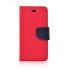 Fancy Book case - Xiaomi miA2 red-navy